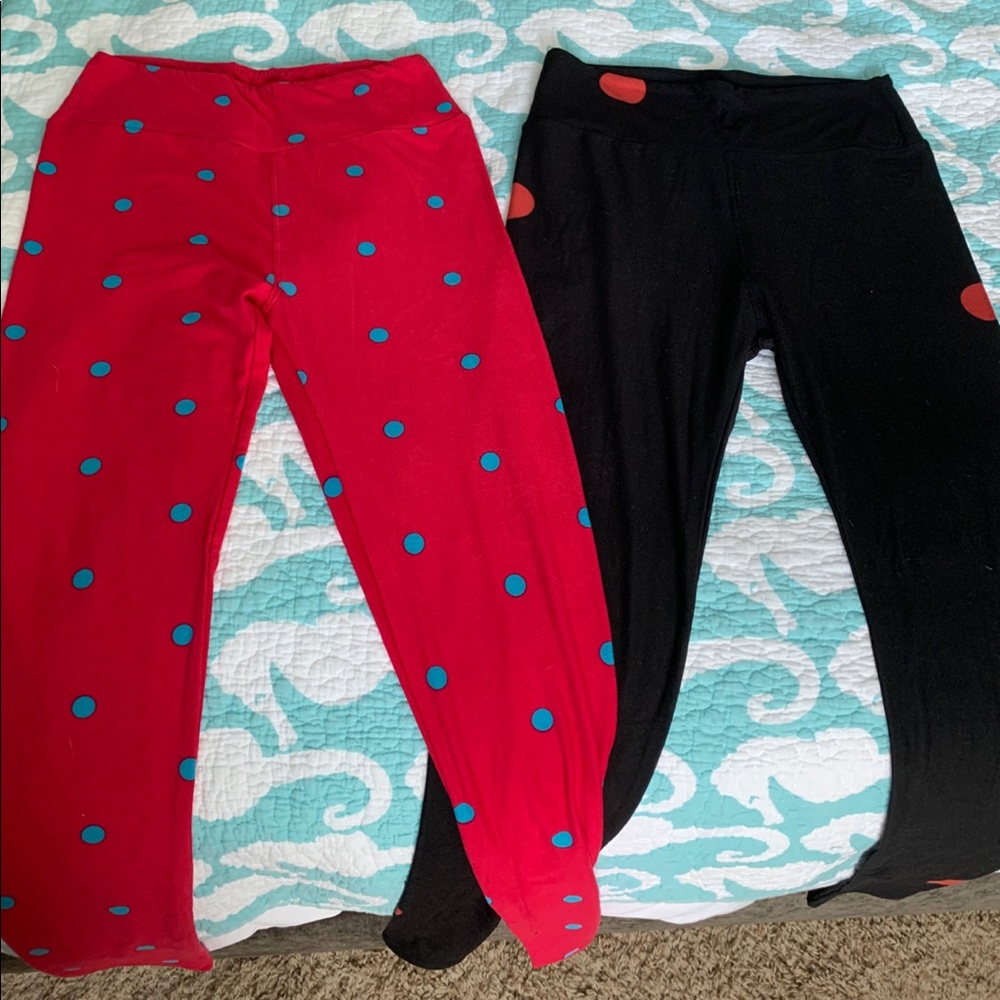 Lularoe spotted leggings
